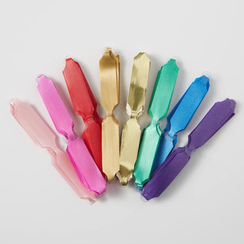 Berwick Offray The Perfect Bow Pull Ribbon, 4" Finished Size, Purple, 50 Piece for Gift Wrapping