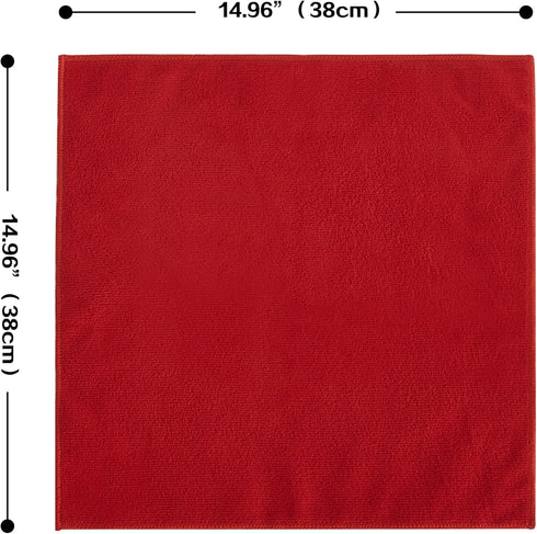 paonne Pack 8) Reusable Cleaning Towels, Microfiber Cleaning Cloth for House, Kitchen, Car, Motorbike, Windows