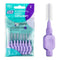 TEPE Interdental Brush Extra Soft, Supersoft Dental Brush for Teeth Cleaning, Pack of 8, 1.1 mm, Large Gaps, Purple