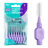 TEPE Interdental Brush Extra Soft, Supersoft Dental Brush for Teeth Cleaning, Pack of 8, 1.1 mm, Large Gaps, Purple