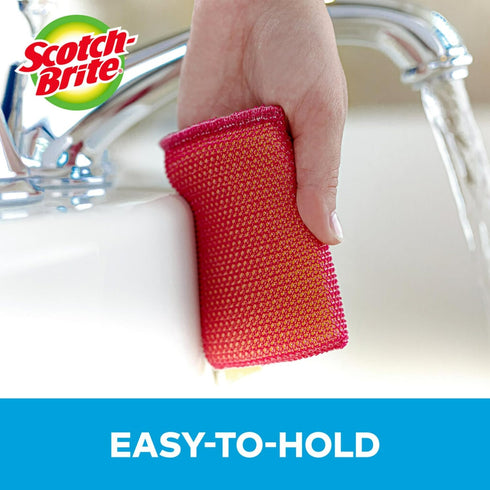 Scotch-Brite Dobie, All-Purpose Cleaning Pads, 3 Count (Pack of 8) | Multicolor Cleaning Pads for Various Surfaces