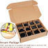 TUZAZO 12 Pack 4 Oz Amber Round Glass Jars, Empty Candle Making and Cosmetic Containers with Lids