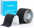 OK TAPE PRO Kinesiology Tape, 2inch x 16ft Long Roll, Elastic Athletic Therapeutic Tape, Black