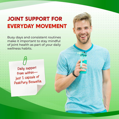 PEAKPURY All-in-1 150 Boswellia, Turmeric, White Willow & Ginger Supplement Supports Joint Comfort, Flexibility