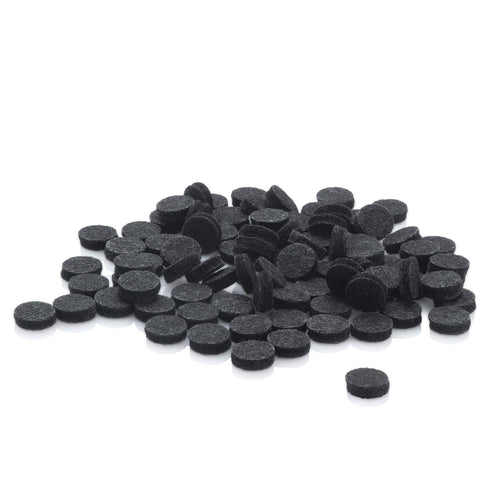 Trophy Skin Replacement Round Wool Air Filters, 100 Pack for Microdermabrasion Kit