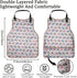 Set 3 of Reusable Waterproof Adult Bibs for Women - Senior Clothing Protectors