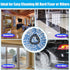 8 Pack Mop Replacement Heads, 100% Microfiber Spin Mop Refill Head for RinseClean 2-Tank System, Floor Cleaning.