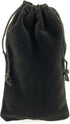 AEAOA Gift Bags, Pack of 25 Pieces, 6" X 4" Velvet Drawstring Jewelry Pouches for Treats and Favors (Black)