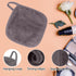 Makeup Remover Cloth, 6" x 6" Reusable Face Towels for Washing Face, Microfiber Makeup Remover Pads with Mesh Bag, 12