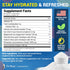 Dr. Berg Zero Sugar Hydration Keto Electrolyte Powder - Raspberry & Lemon Flavor - 50 Servings - 1000 mg Potassium &