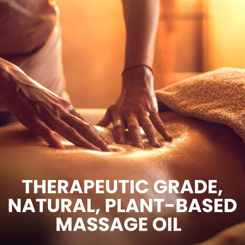 Sore Muscle Massage Oil for Massage Therapy with Arnica, Eucalyptus & Tea Tree Oil Blend for Deep Muscle Relief