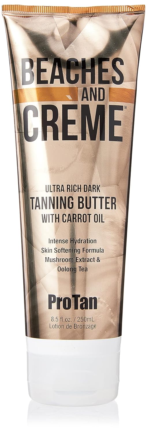 ProTan BEACHES and CREME Tanning Lotion Butter, 8.5 oz Indoor Tanning Lotion