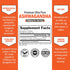 Ashwagandha Supplements - Extra Strength 500mg Capsules with 20 to 1 Root Extract, Stress Relief, Vegan Safe, 60