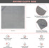 Enviro Cleaning Cloth, Reusable, Absorbent for Home, Car, Restaurant, Hotel, Soft, Clean Without Leaving Traces (Grey,