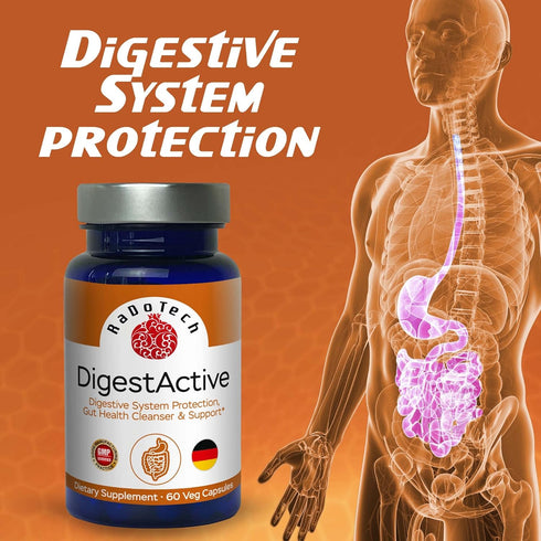 DigestActive, 60 Veg Capsules for Digestive System Normalization, Gut Health Support, Colon Cleanser for Overall Health