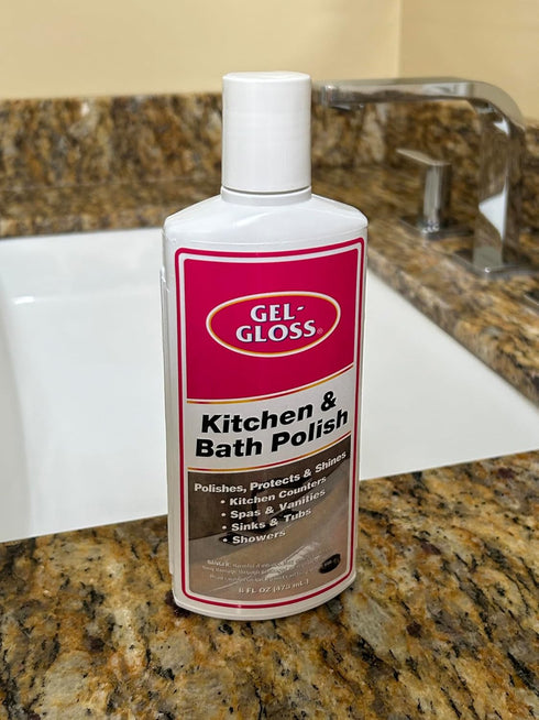 TR 8 -GG-8 Indusies Gel-Gloss Kitchen and Bath Cream Wax Polish, Fluid Ounces