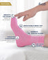 Pembrook Bamboo Viscose Diabetic Socks, 6 Pairs Ankle Socks for Swollen Feet, Neuropathy, Wide Calf and Ankle Socks