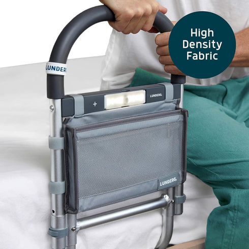 Lunderg Storage Bag for Bed Assist Rail - Replacement or Extra Bag, Lightweight & Perfect to Store Your Glasses