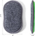 6 Pack Multi-Purpose Kitchen Sponges, Dual-Sided Microfiber Dish Scrubbers, Durable Reusable Cleaning Sponges