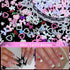 Variety 3D Nail Charms: Rhinestones, Butterfly, Star, Bowknot, Tiny Flower, Heart, Cherry for Manicure DIY Accessories