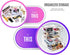 Sorbus Acrylic Makeup Organizer for Cosmetics, Big Clear Storage Case with 3 Large, 4 Small Drawers for Vanity,