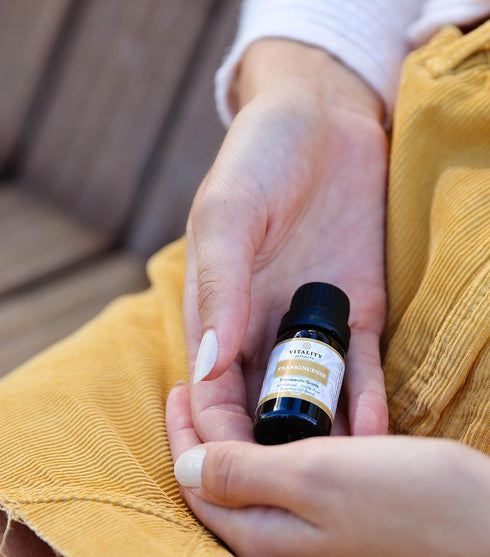 Vitality Extracts Frankincense Essential Oil - 10ml - Natural Calm & Stress Relief for Skin Care & Yoga