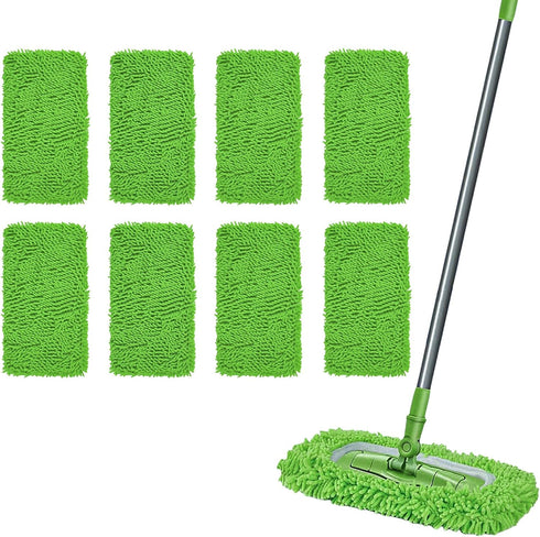 HGVRA Reusable Microfiber Mop Pads, Compatible with Sweeper Sweeping Mopping pad Refills Cloths