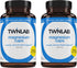 Twinlab Magnesium Caps - 420 mg High Absorption Magnesium Supplement for Leg Cramps Relief - 100 Count, 2 Pack