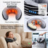 MTSXDYT Neck Massager with Heat for Pain Relief Deep Tissue, Kneading Shiatsu Heated Neck Massager Cordless Pillow
