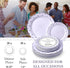 Silver Disposable Plates for Party, 20 Piece Heavy Duty Dinner Set, 7.5”