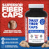 Yerba Prima Daily Fiber Formula - 180 caps (Pack of 2) - Soluble & Insoluble Dietary Fiber Supplement - Colon Cleanse - Gut Health - Vegan, Non-GMO, Gluten-Free