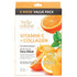 4pk Vitamin C + Collagen Hydrating Face Masks, Premium Moisturizing Sheet Masks for Skin Elasticity & Firmness