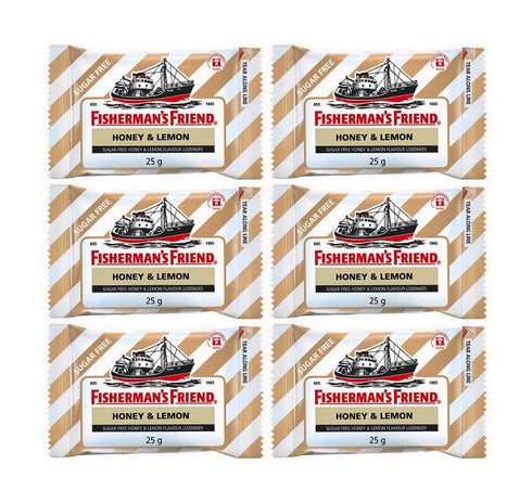 Fisherman's Friend Honey Lemon Lozenges 25g - Pack of 6