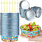 gisgfim 24 Set Pool Party Supplies, 18.6oz Disposable Bowls for Ice Cream, Hawaiian Paper Serving Bowls