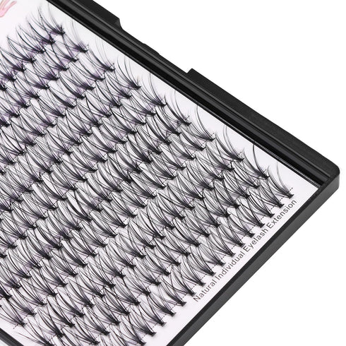 8-22mm to Choose 20D/40D/60D/80D/100D Individual False Eyelashes, Makeup Cluster Eyelashes Thickness 0.07mm D Curl