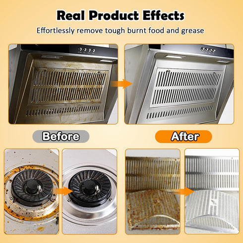 TIEDXIOY -120ml/4Fl.Oz Stainless Steel Cleaner Foam, Heavy-Duty Degreaser Oven & Stove Top Cleaner, Remove Kitchen