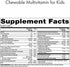 Dr. Mercola Chewable Multivitamin for Kids - 30 Servings, Natural Orange Flavor, 60 Tablets