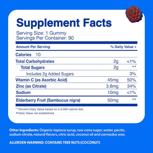 Feel Great Vitamin Co. Elderberry Gummies for Kids - Immune Support, 90 Gummies