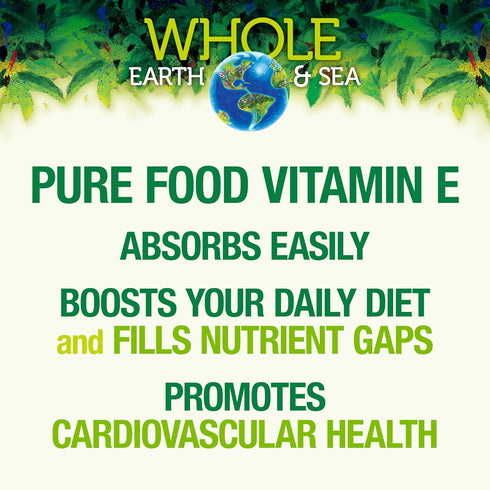 Whole Earth & Sea Sunflower Vitamin E, Whole Food Supplement