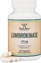 Lumbrokinase Enzymes Supplement - 120 Capsules for Cardiovascular and Blood Circulation Support, Non-GMO, Gluten Free