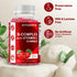 Vitamatic Vitamin B Complex Gummies, 60 Strawberry Flavor Gummies with Vitamin C & Inositol