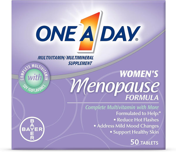 One A Day Women's Menopause Multivitamin with Vitamin A, C, D, E, and Zinc for Immune Health Support
