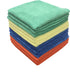 Auto Detailing and Home Cleaning 300GSM Microfiber Towel 16 x 16 Inches 4 Color 12 Pack by CleanAide
