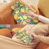 SyXIOP Summer 2L Fresh Fruits Blue Water Bottle for hot Water with Soft Cover, Warm Water Bottle for Bed for Menstrual
