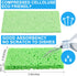 Kitchen Sponge Natural Sponges for Dishes Compressed Wood Pulp Sponges for Cleaning Sponge Without Scratching for Kitchen Bathroom, 3.9 x 2.4 x 0.12 Inch (100 Pieces) by Zhengmy