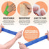 Self Adherent Cohesive Wrap Bandages, Pack of 6 Rolls 1 Inch X 5 Yards for First Aid Tape in Rainbow Color