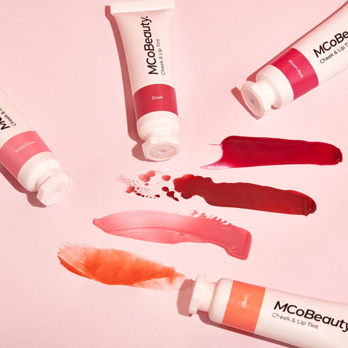 MCoBeauty Cheek & Lip Tint, Rose Glow, Vibrant Pop of Color for Cheeks and Lips, Vegan, Cruelty Free Cosmetics
