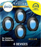 Febreze Small Spaces: Plug-in Air Freshener Alternative, Odor Fighter, Ocean Scent, 25 fl. oz, Pack of 4.