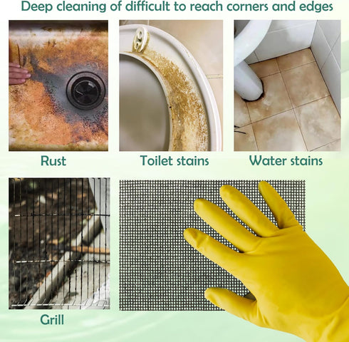 TNTIWQ 30Pcs 5.5 4 Inch Scale(30) Cleaning Screens for Toilets Cleaner Hard Water x Flexible Scrubbing Pads