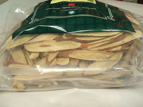 Plum Flower 1.1lb 500g Licorice Root, medium slices / Gan Cao / Glycyrrhiza Uralensis - Bulk Herb /
